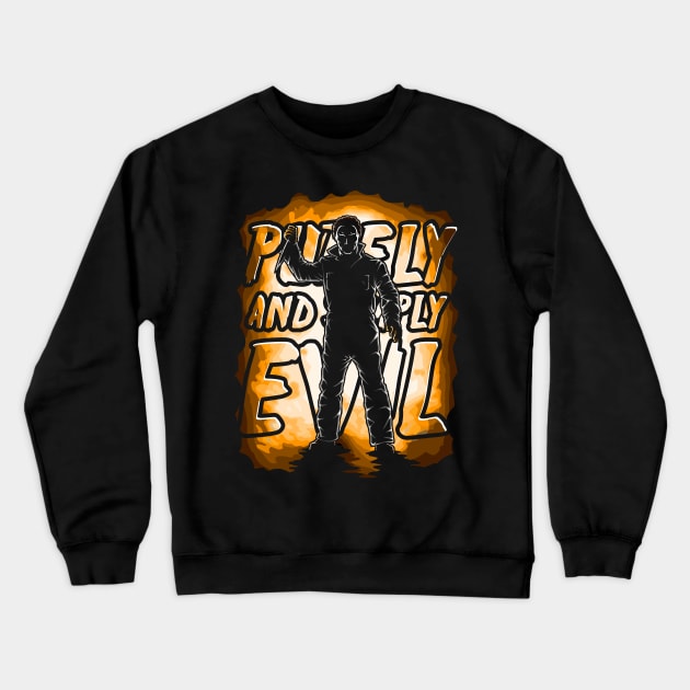 Purely and Simply Evil Crewneck Sweatshirt by Punksthetic